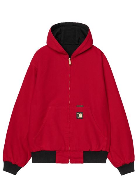 og active jacket 50th anniversary man black and red CARHARTT WIP | I0364123GJ.02
